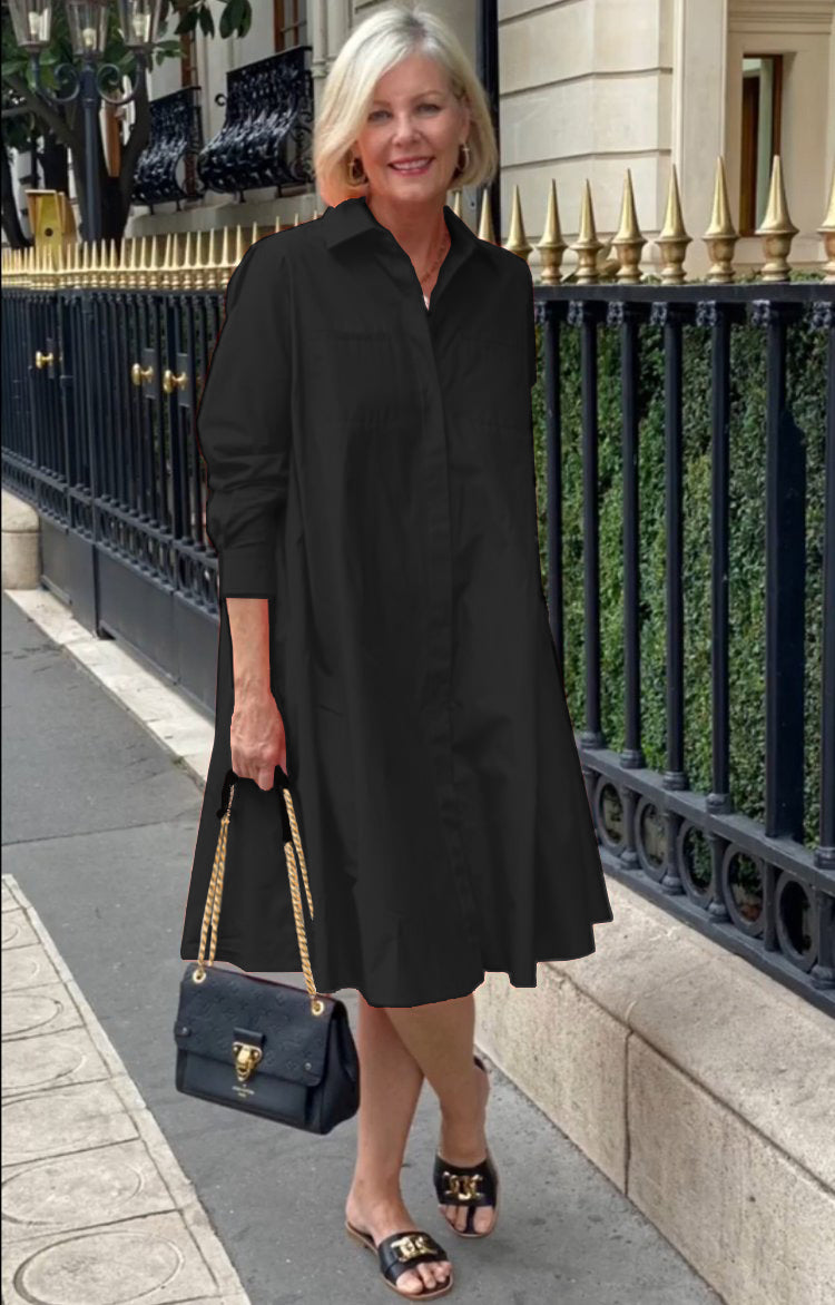 Button down shirt dress