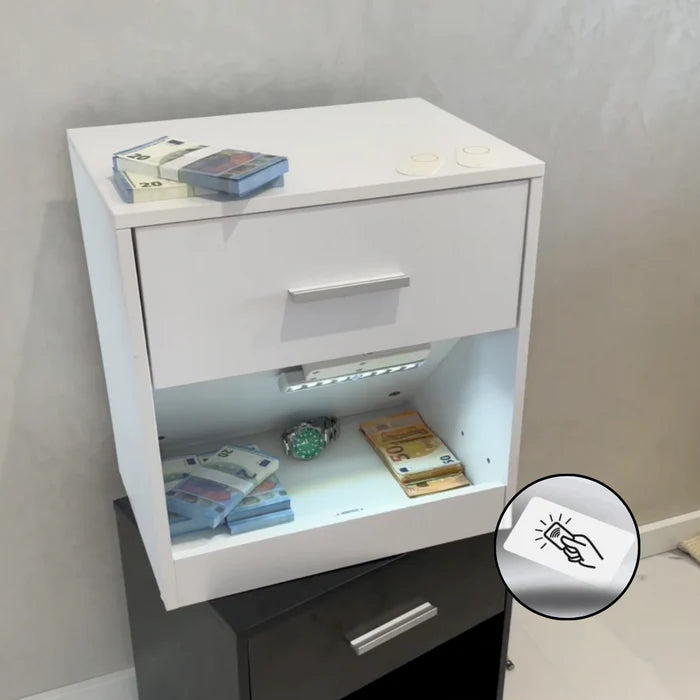 Compact Safe Dresser with RFID Key Card Lock