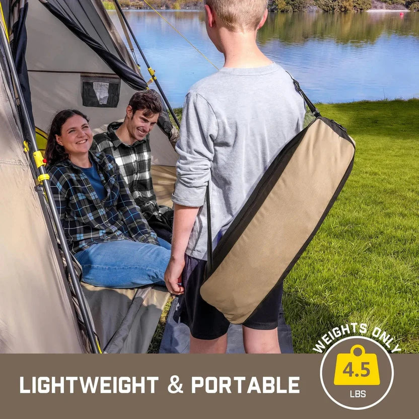 Clearance Sale: 50% Off – Portable, foldable camping chair, ideal for camping, hiking, backyard relaxation, fishing, and more. Supports up to 250 pounds and comes with a storage bag.