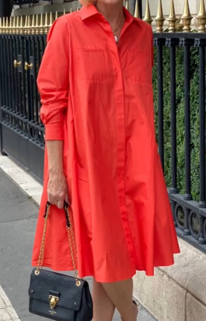 Button down shirt dress