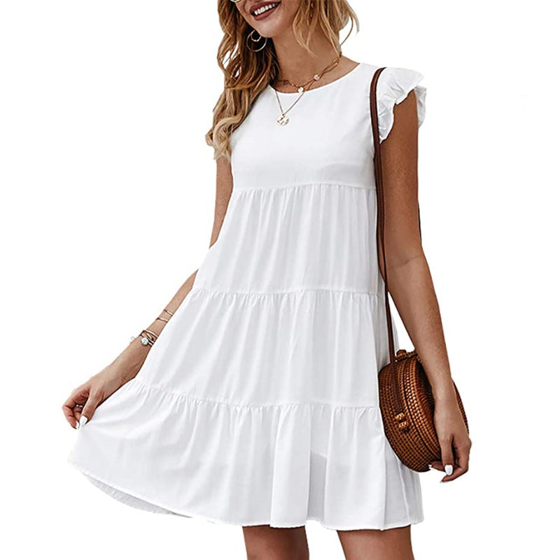 Hanna Ruffled Mini Babydoll Dress